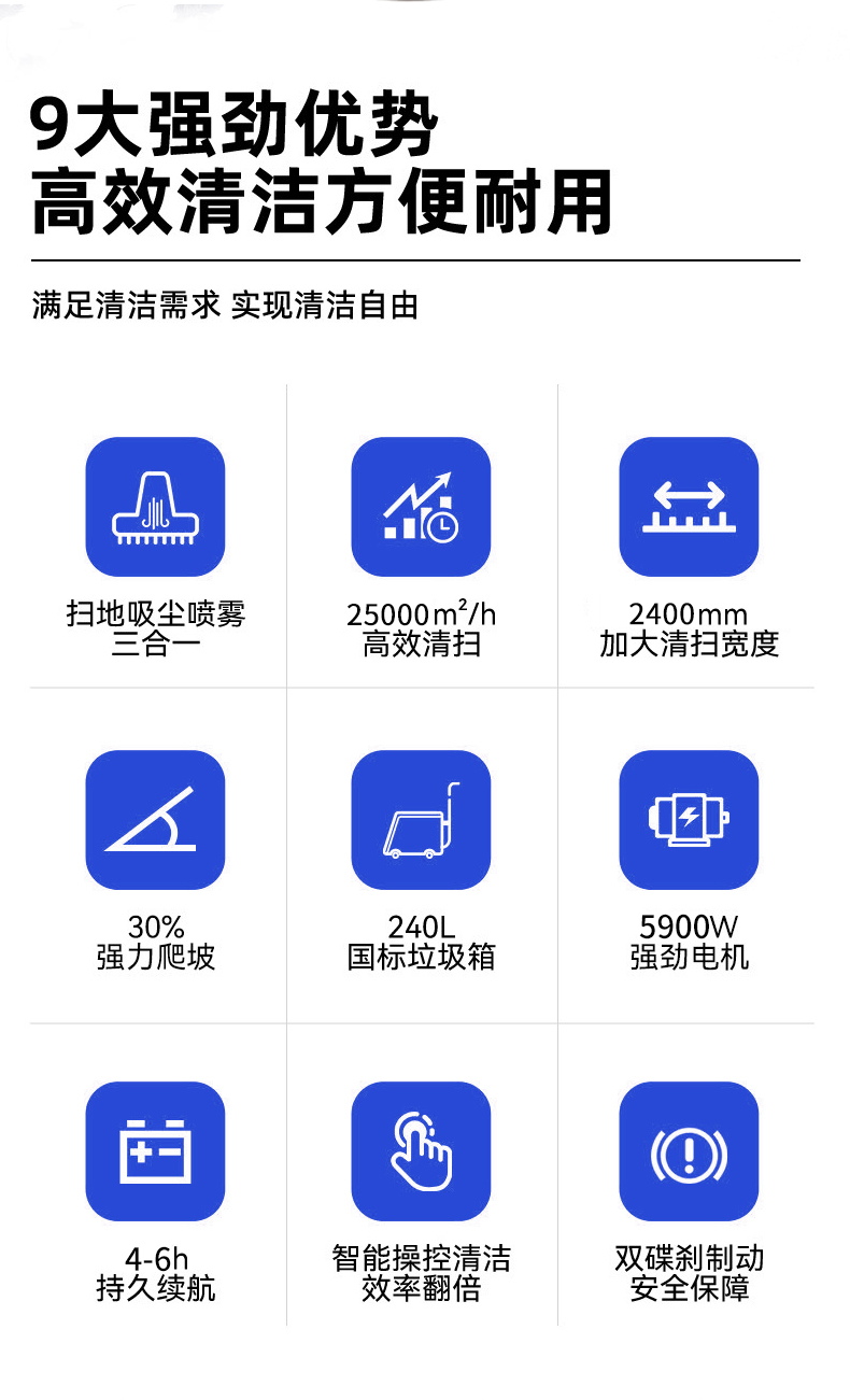 鼎潔盛世掛桶掃地車(chē) DJ2390GTPQ69