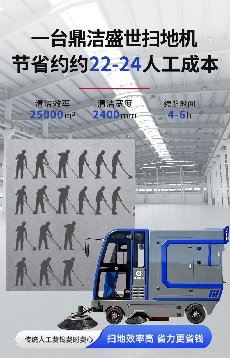 鼎潔盛世掛桶掃地車(chē) DJ2390GTPQ69