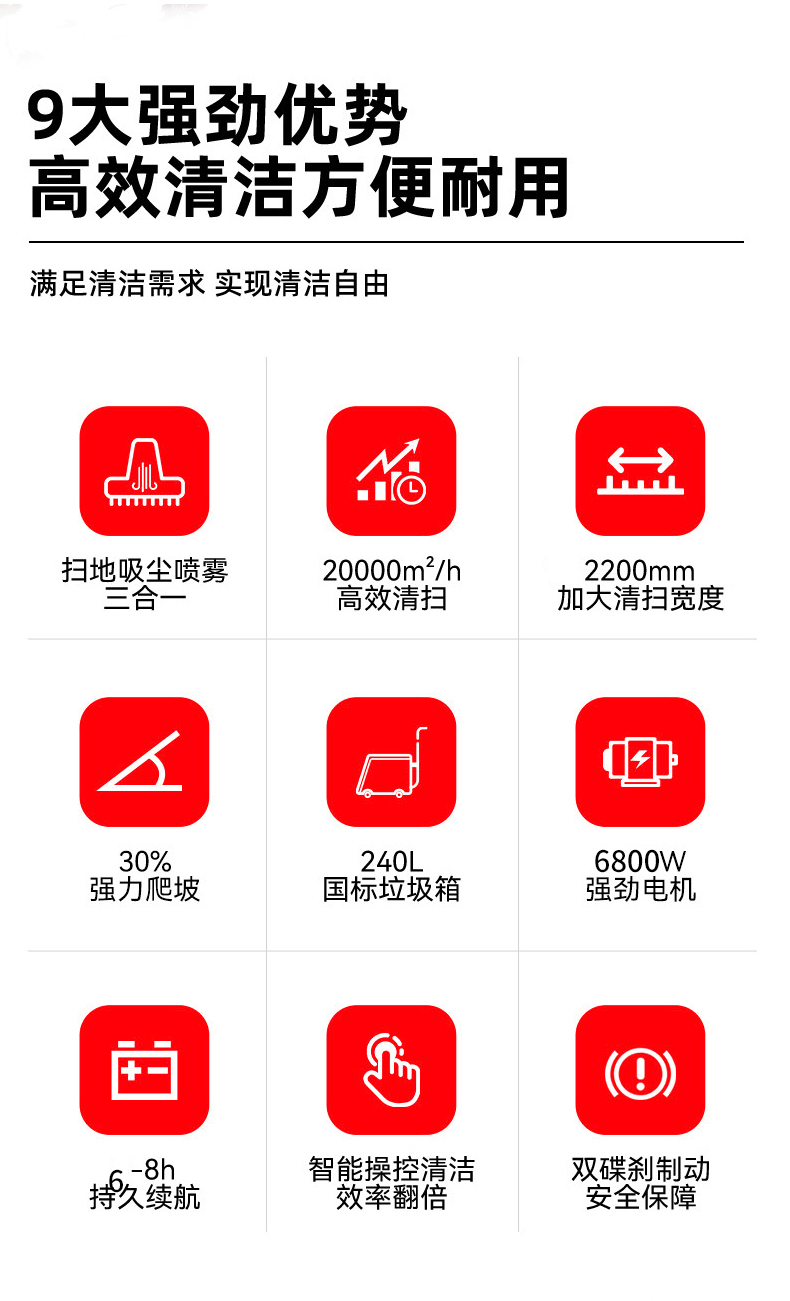 鼎潔盛世駕駛式掃地車(chē)工廠園區(qū)景區(qū)公園道路清掃車(chē)DJ2200GTH4L55